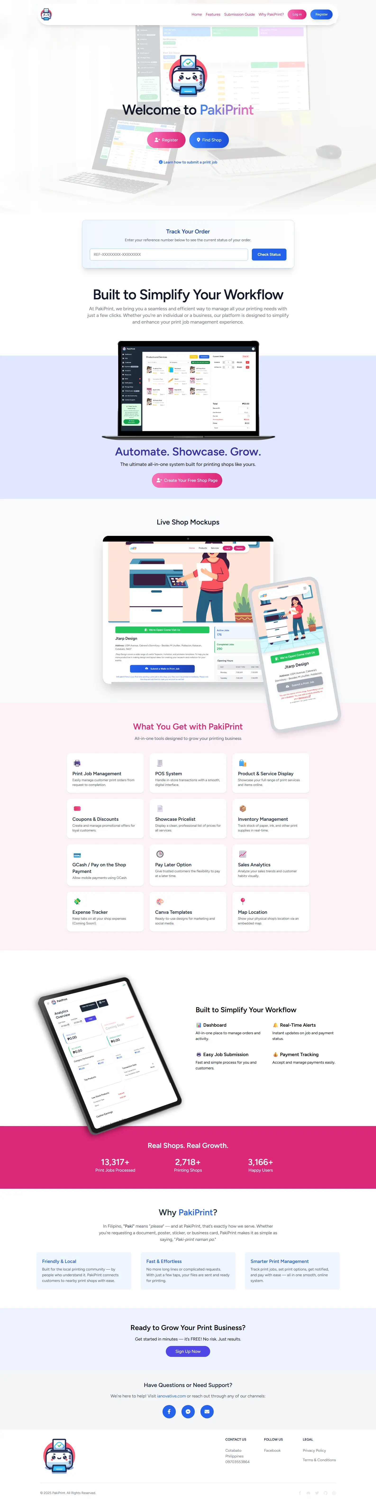 PakiPrint — All-in-One Printing Shop Management System